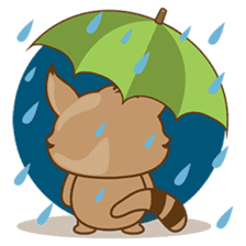 Taro, the funny racoon sticker #916264