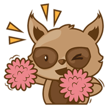 Taro, the funny racoon sticker #916269