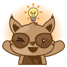 Taro, the funny racoon sticker #916271