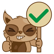 Taro, the funny racoon sticker #916276
