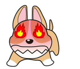 Cozzo, the happy welsh corgi dog sticker #916293