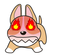 Cozzo, the happy welsh corgi dog sticker #916293