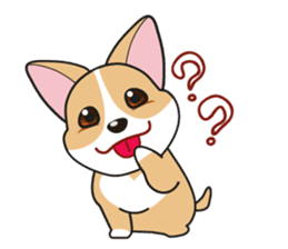 Cozzo, the happy welsh corgi dog sticker #916294