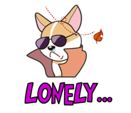 Cozzo, the happy welsh corgi dog sticker #916299