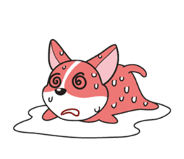 Cozzo, the happy welsh corgi dog sticker #916303