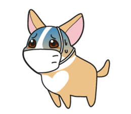 Cozzo, the happy welsh corgi dog sticker #916311