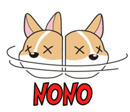 Cozzo, the happy welsh corgi dog sticker #916318