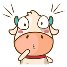 Moobee, the cutest chubby fat cow sticker #916322