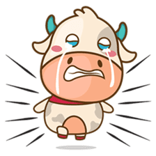 Moobee, the cutest chubby fat cow sticker #916324