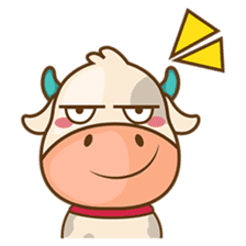 Moobee, the cutest chubby fat cow sticker #916329