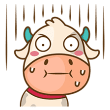 Moobee, the cutest chubby fat cow sticker #916330