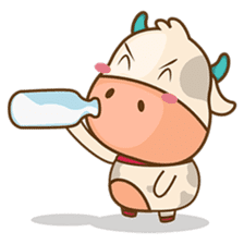 Moobee, the cutest chubby fat cow sticker #916336