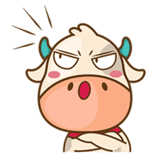 Moobee, the cutest chubby fat cow sticker #916338