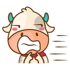 Moobee, the cutest chubby fat cow sticker #916343