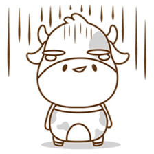 Moobee, the cutest chubby fat cow sticker #916346