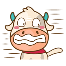 Moobee, the cutest chubby fat cow sticker #916347