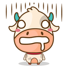 Moobee, the cutest chubby fat cow sticker #916350