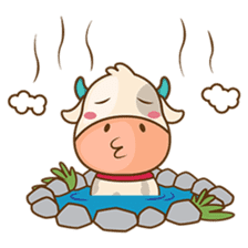 Moobee, the cutest chubby fat cow sticker #916355