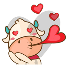 Moobee, the cutest chubby fat cow sticker #916357