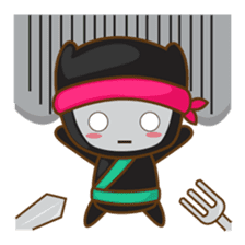 Ryuji, the funny little ninja sticker #916443