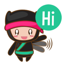 Ryuji, the funny little ninja sticker #916444