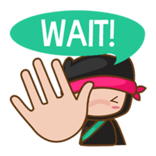 Ryuji, the funny little ninja sticker #916468