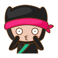 Ryuji, the funny little ninja sticker #916469