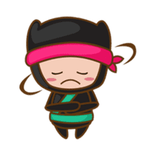 Ryuji, the funny little ninja sticker #916471