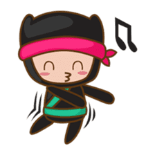 Ryuji, the funny little ninja sticker #916474