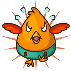 Cubie, the cute chubby chicken