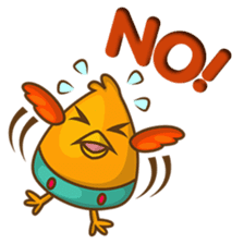 Cubie, the cute chubby chicken sticker #916484