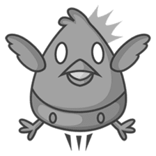 Cubie, the cute chubby chicken sticker #916485