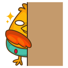 Cubie, the cute chubby chicken sticker #916506