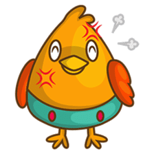 Cubie, the cute chubby chicken sticker #916510