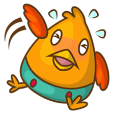 Cubie, the cute chubby chicken sticker #916513