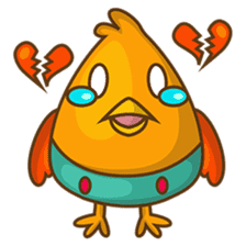 Cubie, the cute chubby chicken sticker #916514