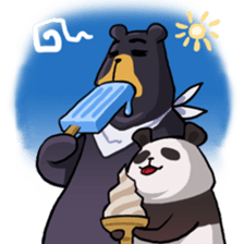 Blackbear&Panda sticker #916597