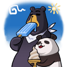 Blackbear&Panda sticker #916597