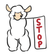 Alpaca Friend sticker #916867