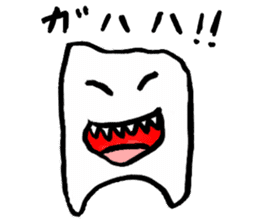 HA!-Tooth- sticker #917013