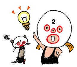 White Maskman No.1&No.2 sticker #917079