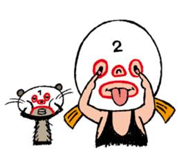 White Maskman No.1&No.2 sticker #917082