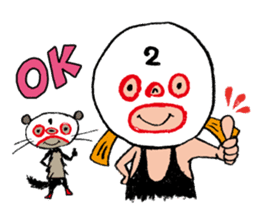 White Maskman No.1&No.2 sticker #917083