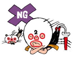 White Maskman No.1&No.2 sticker #917084