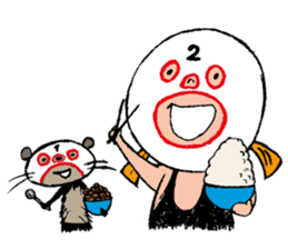 White Maskman No.1&No.2 sticker #917087