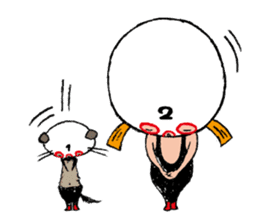 White Maskman No.1&No.2 sticker #917089