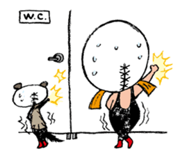 White Maskman No.1&No.2 sticker #917092