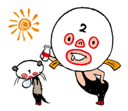 White Maskman No.1&No.2 sticker #917097