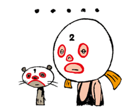 White Maskman No.1&No.2 sticker #917098