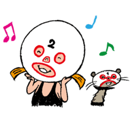 White Maskman No.1&No.2 sticker #917099